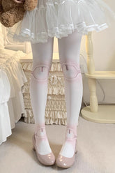 Nude Pinky Doll Tights Print Sweet Lolita Tights 3 Versions